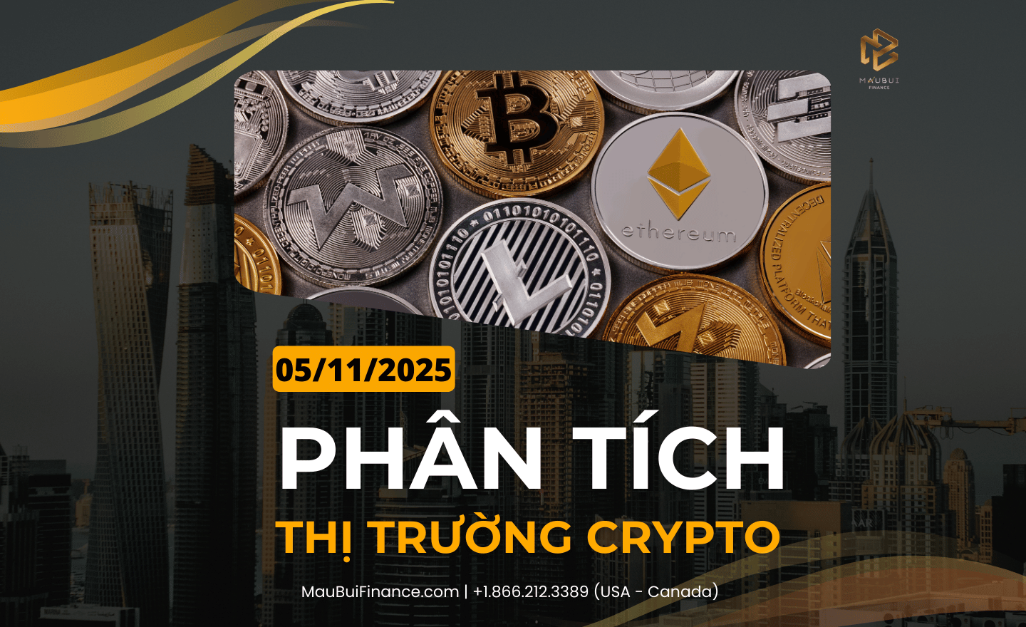 Phân tích thị trường Crypto trong Livestream Youtube 05/11/2025