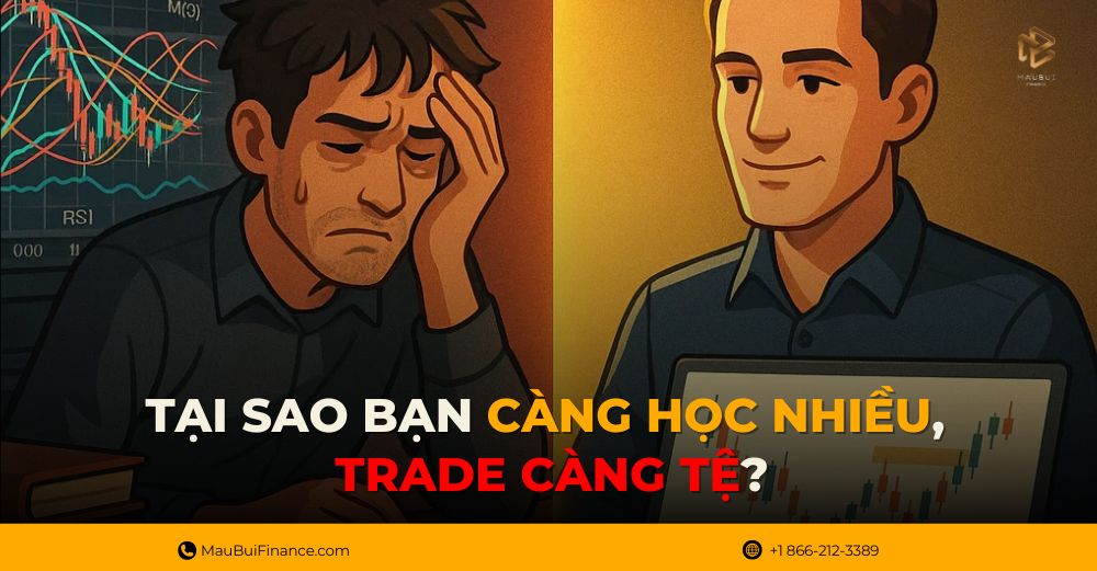 📉 Tại sao bạn càng học nhiều, trade càng tệ?