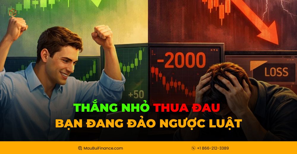 Thắng Nhỏ Thua Đau: Bạn Đang Đảo Ngược Luật Trading Mà Không Biết!