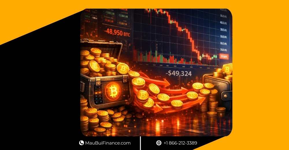 49.000 BTC rời ví miner, 2,3 tỷ USD thua lỗ lịch sử, CEO lĩnh 20 năm tù, tổ chức rút lui và Fed siết ký quỹ crypto