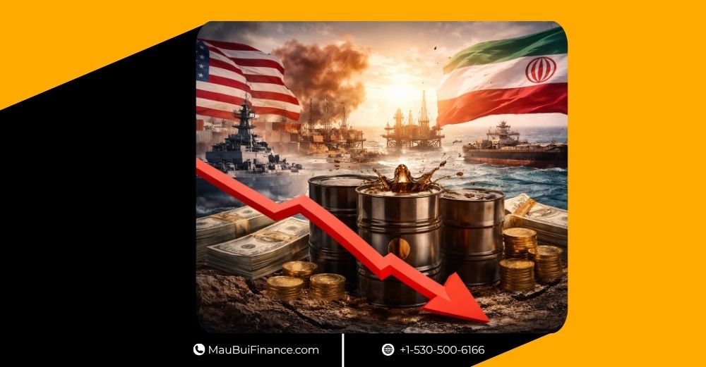 Mỹ siết cảng Iran, GIÁ DẦU VẪN RƠI DƯỚI 100 USD/thùng: Thị trường chờ tín hiệu đàm phán