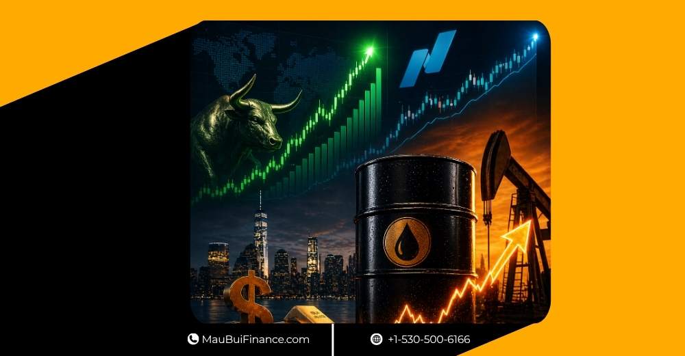 S&P 500 & Nasdaq lập đỉnh mới, nhưng giá dầu vượt 105 USD đang là “điểm nóng” lớn của thị trường