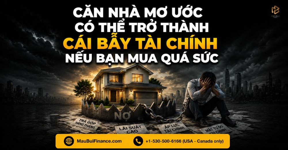 Căn Nhà Mơ Ước Có Thể Trở Thành Cái Bẫy Tài Chính Nếu Bạn Mua Quá Sức