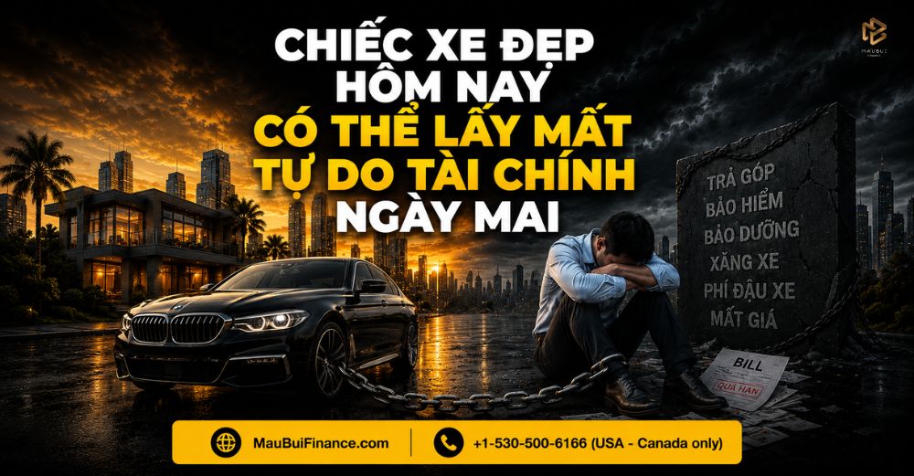 Chiếc xe đẹp hôm nay có thể lấy mất tự do tài chính ngày mai