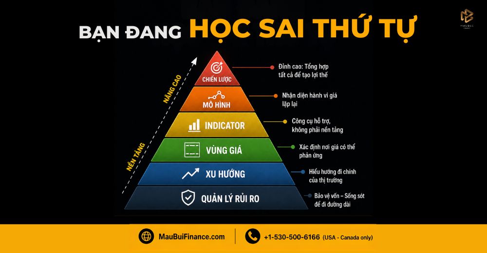 Bạn Đang Học Sai Thứ Tự Khi Trading Và Đây Là Lý Do Khiến Bạn Mãi Không Tiến Bộ
