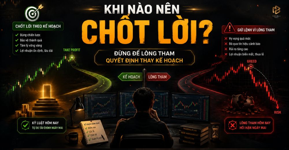 KHI NÀO NÊN CHỐT LỜI? ĐỪNG ĐỂ LÒNG THAM QUYẾT ĐỊNH THAY KẾ HOẠCH
