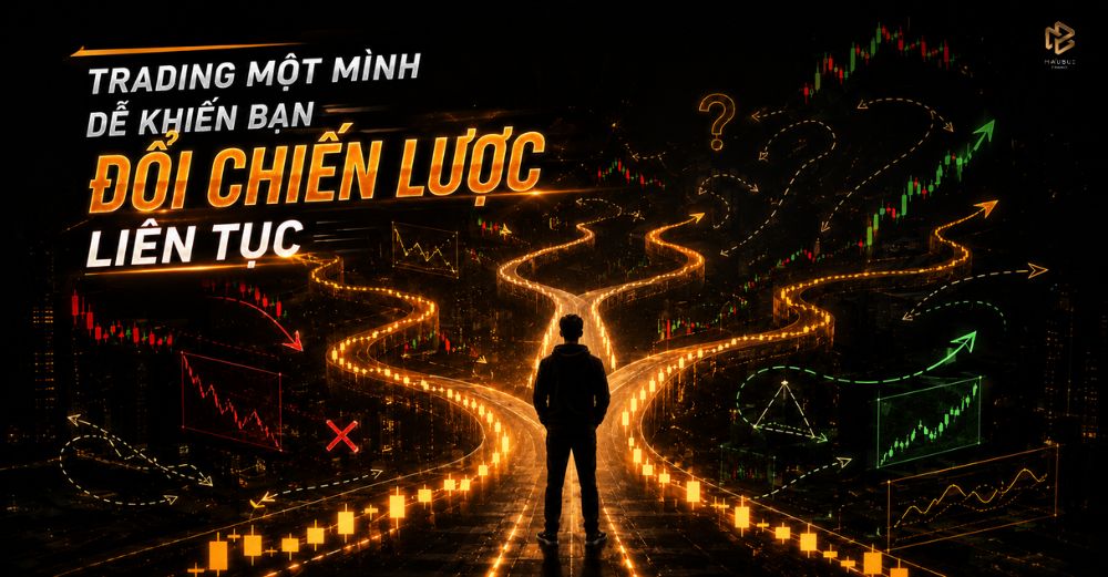 Trading Một Mình Dễ Khiến Bạn Đổi Chiến Lược Liên Tục