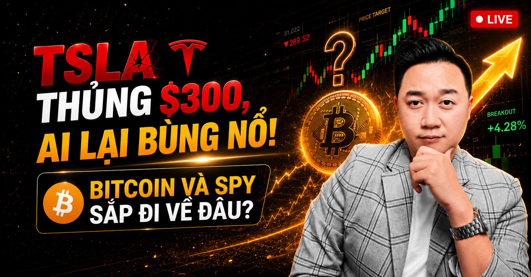Phân tích thị trường Stocks-Crypto trong Livestream Youtube 07/30/2026