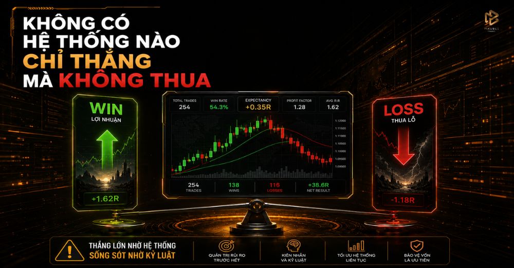 HỆ THỐNG TRADING TỰ ĐỘNG CÓ THỂ CHỈ THẮNG MÀ KHÔNG THUA KHÔNG?