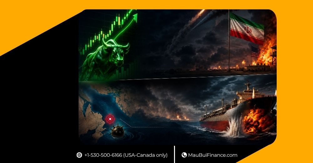 THỊ TRƯỜNG ĐỨT CHUỖI 3 NGÀY GIẢM — NHƯNG IRAN BẮN CĂN CỨ MỸ, TÀU DẦU TRÚNG MÌN HORMUZ