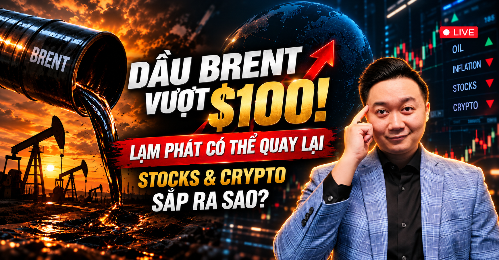 Phân tích thị trường Stocks-Crypto trong Livestream Youtube 09/09/2026